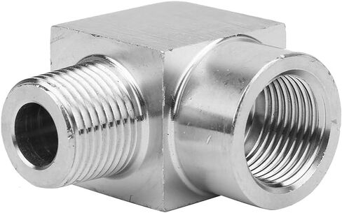 BSPP Female to Male Thread Elbow Connector Pipe Fitting Adapter 304 Stainless Steel - Quick Coupling for Air and Pneumatic Equipment, Rust - and Durable (3/8") in Kuwait