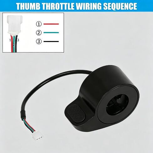 I9 Thumb Throttle Compatible with Iscooter I9/I9M/I9 Pro/I9 Max, Scooter Accelerator Replacement Throttle Speed Control Handlebar Assy, Thumb Dia Accelerator Replacement Parts in Kuwait