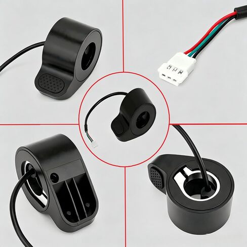 I9 Thumb Throttle Compatible with Iscooter I9/I9M/I9 Pro/I9 Max, Scooter Accelerator Replacement Throttle Speed Control Handlebar Assy, Thumb Dia Accelerator Replacement Parts in Kuwait