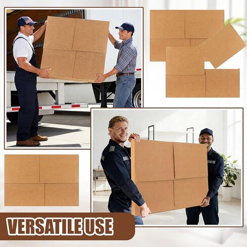 5 Sets 20 Pcs Large TV Picture Mirror Moving Boxes, 40" x 30" x 4" Corrugated Cardboard Adjustable Shipping Boxes for Moving Picture Packing TV Glass Storage Supplies in Kuwait