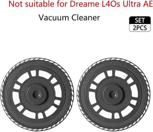 حامل وسادات الممسحة لـ Dreame L40s Pro Ultra/L40s Ultra مكنسة كهربائية ممسحة قماشية ممسحة قطعة قماش (أسود، قطعتان حامل وسادة ممسحة) in Kuwait