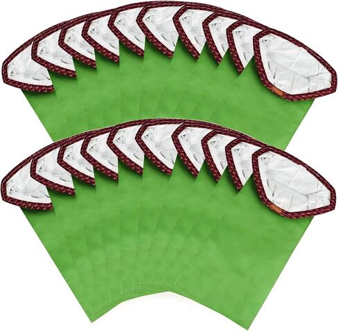 20 Pack 107313 Backpack Vacuum Bags Compatible with ProTeam 10 QT Backpack Vacuum Cleaner, Fit for Super Coach Pro 10, for GoFit 10, 3-Layer Filtration, Replace #107313 Open Triangular Collar in Kuwait