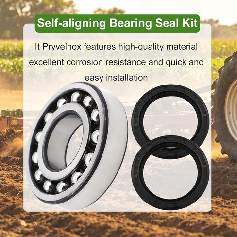 طقم ختم محمل ذاتي المحاذاة متوافق مع King Kutter 48 60 72 RTG TG TG-G Series Tiller، استبدل 902019 505017 in Kuwait