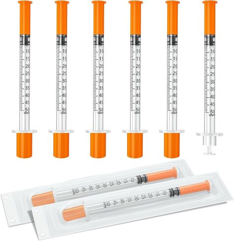 0.5ml/cc Syring 30G 5/16 Inch 8mm, Lab Tools Individually Wrapped 100 Pack in Kuwait