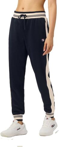 Fila Performance Iconic Settanta Womens Tennis Pant Black/Angora Large in Kuwait