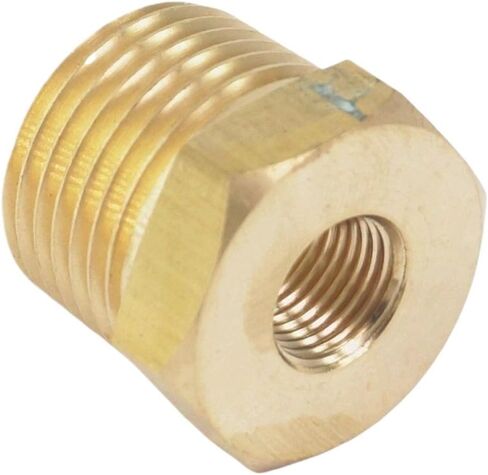 1/2 "BSPT ذكر x 1/8" NPT أنثى تقليل جلبة تركيب الأنابيب النحاسية موصل الهواء الغاز الوقود ضغط المياه 229 PSI in Kuwait