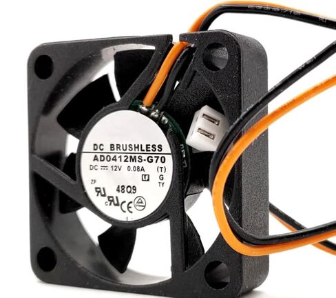 ل AD0412MS-G70 12V 0.08A 0.84W 4800RPM 40X40X10MM 2-سلك مروحة التبريد in Kuwait