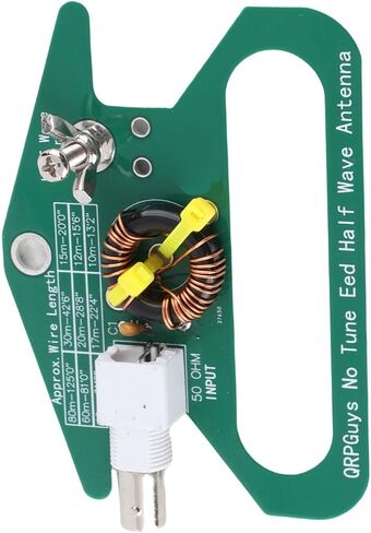 Bewinner Balun PCB 49:1 متوازن إلى المحولات غير المتوازنة على الموجات القصيرة 5‑35 ميجا هرتز، ضبط التصميم المجاني لفرقة الهواة 7 ميجا هرتز 14 ميجا هرتز 21 ميجا هرتز 28 ميجا هرتز، مدمج مقلوب على شكل حرف V أفقي in Kuwait