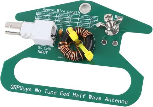 Bewinner Balun PCB 49:1 متوازن إلى المحولات غير المتوازنة على الموجات القصيرة 5‑35 ميجا هرتز، ضبط التصميم المجاني لفرقة الهواة 7 ميجا هرتز 14 ميجا هرتز 21 ميجا هرتز 28 ميجا هرتز، مدمج مقلوب على شكل حرف V أفقي in Kuwait