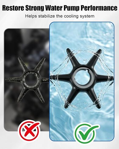 مجموعة خدمة المكره الخارجية تناسب ميركوري مارين 60 65 70 75 80 90 100 115 125 200 225 250 HP 2 السكتة الدماغية نموذج المحركات مضخة المياه استبدال 19453 19453T 47-19453 47-19453T 43026Q02 in Kuwait