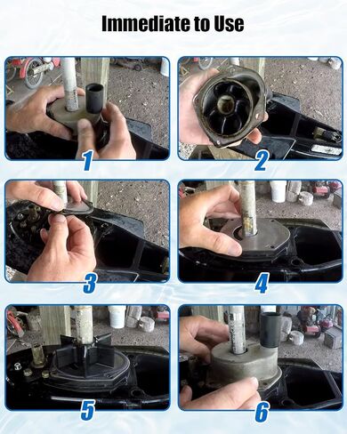 مجموعة خدمة المكره الخارجية تناسب ميركوري مارين 60 65 70 75 80 90 100 115 125 200 225 250 HP 2 السكتة الدماغية نموذج المحركات مضخة المياه استبدال 19453 19453T 47-19453 47-19453T 43026Q02 in Kuwait
