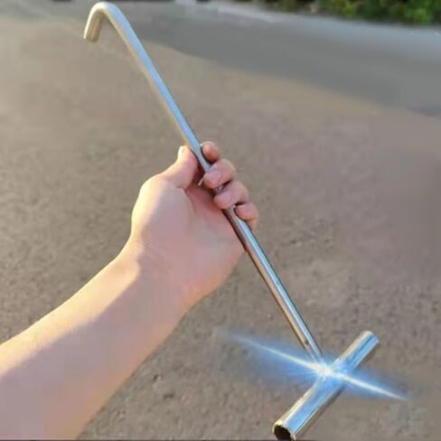 Manhole Hook, Manhole Hook Lifting Tool Hook Heavy Duty Lifting Hook Lift Manhole Drain Steel Tool Hook for Move in Kuwait