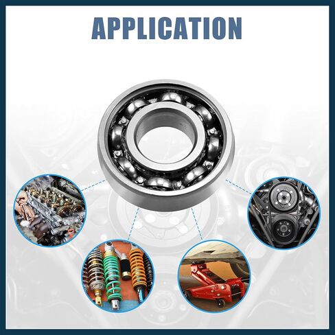 6003Z Deep Groove Ball Bearing Single Shield 60103 17mm x 35mm x 10mm Chrome Steel Bearings Pack of 5 Automotive Parts in Kuwait