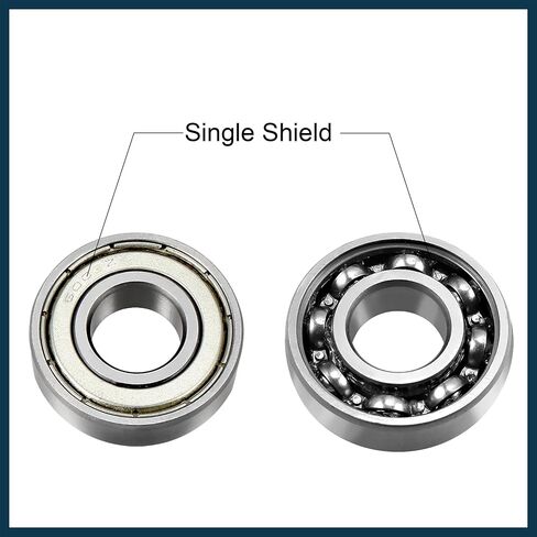 6003Z Deep Groove Ball Bearing Single Shield 60103 17mm x 35mm x 10mm Chrome Steel Bearings Pack of 5 Automotive Parts in Kuwait