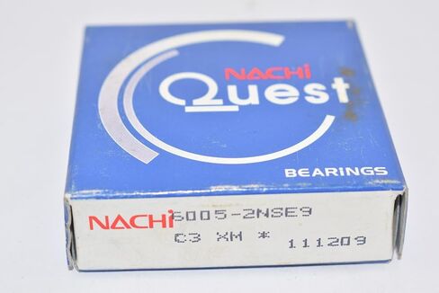 6005-2NSE9 سم محمل كروي ماركة NACHI | 25x47x12 ملم | 2-جانب مطاط مختوم | دقة عالية | ضوضاء منخفضة | الأخدود العميق in Kuwait