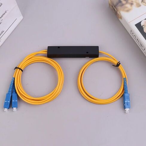 Splitter SC 1X2 Singlemode Fiber Optical Splitter SC/UPC PCL Splitter Internal Computer Cable Sleeve in Kuwait