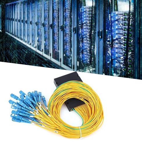 جهاز تقسيم الألياف الضوئية أحادي الوضع 1 × 32 جهاز PLC عالي الأداء للأسلاك المنزلية وواجهة LAN SCUPC للشركات in Kuwait