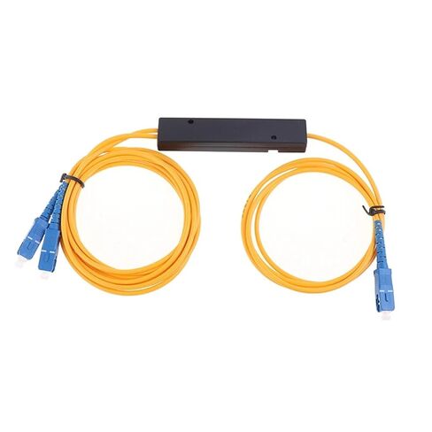 Splitter SC 1X2 Singlemode Fiber Optical Splitter SC/UPC PCL Splitter Internal Computer Cable Sleeve in Kuwait