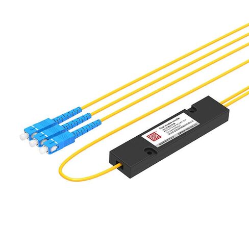 Splitter SC 1X2 Singlemode Fiber Optical Splitter SC/UPC PCL Splitter Internal Computer Cable Sleeve in Kuwait