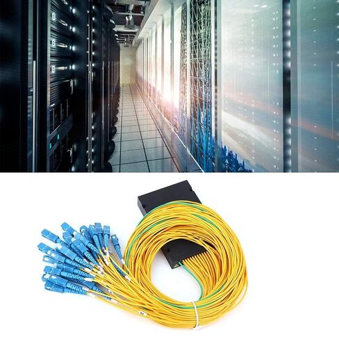 جهاز تقسيم الألياف الضوئية أحادي الوضع 1 × 32 جهاز PLC عالي الأداء للأسلاك المنزلية وواجهة LAN SCUPC للشركات in Kuwait