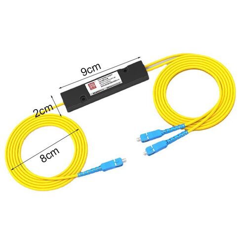 Splitter SC 1X2 Singlemode Fiber Optical Splitter SC/UPC PCL Splitter Internal Computer Cable Sleeve in Kuwait