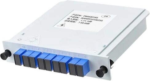 Optical Fiber Splitter FTTH PLC Box 1-2 1-4 1-8 1-16 SC UPC Plug-in planar waveguide Optical(SCUPC 1-8) in Saudi Arabia