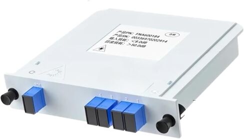 Optical Fiber Splitter FTTH PLC Box 1-2 1-4 1-8 1-16 SC UPC Plug-in planar waveguide Optical(SCUPC 1-8) in Kuwait