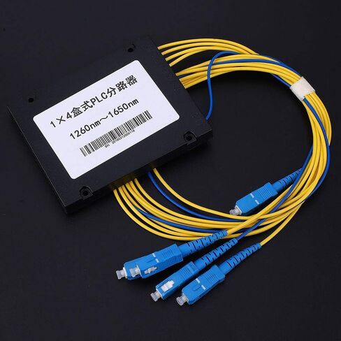 جهاز تقسيم الألياف PLC أحادي الوضع 1 × 4 مع واجهة SCUPC وخسارة إدخال منخفضة لحلول الشبكات المنزلية in Kuwait