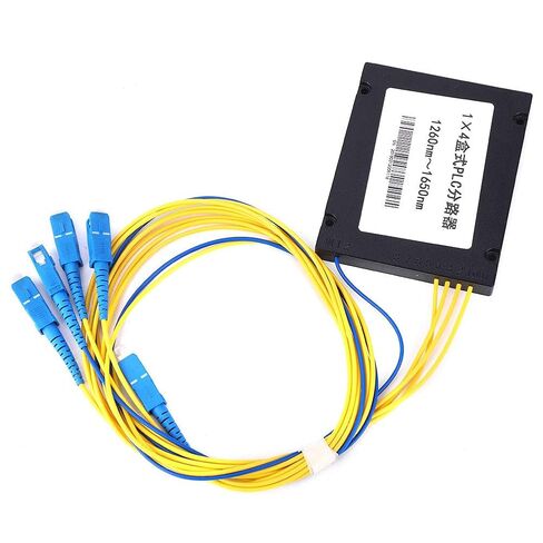 جهاز تقسيم الألياف PLC أحادي الوضع 1 × 4 مع واجهة SCUPC وخسارة إدخال منخفضة لحلول الشبكات المنزلية in Kuwait