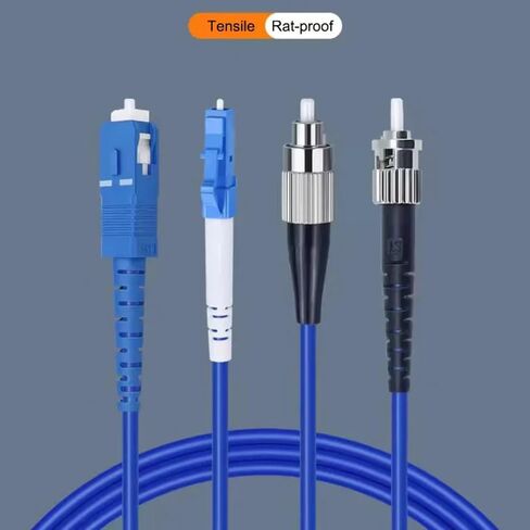 LC/SC/FC/ST Fiber Jumper Single Mode simplex/Duplex UPC OS2 3.0mm PVC(60M; SC-FC-Simplex) in Saudi Arabia
