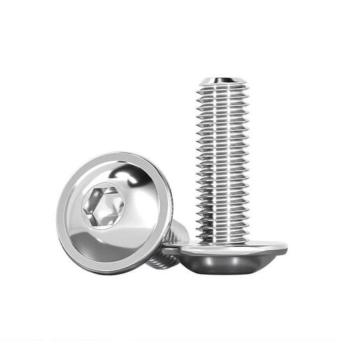 30pcs M5 x 20mm Flanged Socket Cap Screws, Allen Drive, 304 Stainless Steel in Kuwait