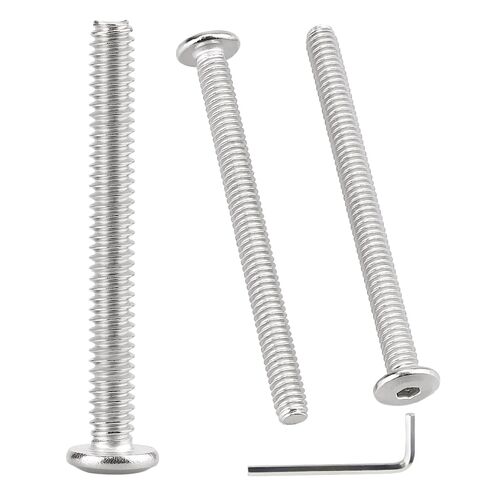 1/4-20 x 3-1/2" (20 PCS) Flat Head Socket Cap Screw, 304 Stainless Steel 18-8 Binding Screws, Full Thread, Connection Bolts, Furniture Bolts in Kuwait