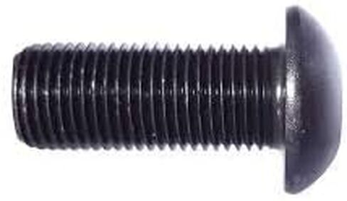 1/4"-20 x 1-1/8" Button Head Socket Cap Screw, Allen Socket Drive, Black Oxide, Alloy Steel, Full Thread - Quantity 50 - by Fastener Depot, LLC in Kuwait