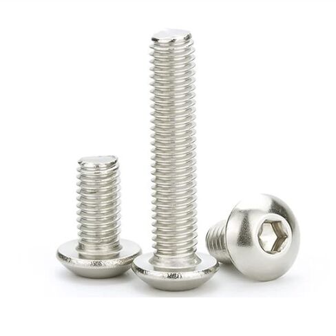 M8-1.25 × 14 مم براغي غطاء مقبس رأس الزر، الفولاذ المقاوم للصدأ 304، خيط كامل، محرك مقبس ألين، محرك براغي سداسي عالي التحمل 30 قطعة in Kuwait
