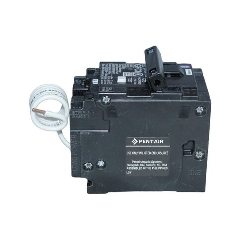 قاطع دائرة Pentair P220GFA 20 أمبير مزدوج القطب GFCI لأنظمة أتمتة حمامات السباحة والمنتجعات الصحية 120 240 فولت in Kuwait