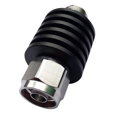 10W N-Type 1/2 بوصة مخفف التردد اللاسلكي المحوري 1-40dB DC-4 جيجا هرتز 50Ω للمحطة الأساسية والرادار واختبار الهوائي ومعدات الاتصالات (10W30DB) in Kuwait