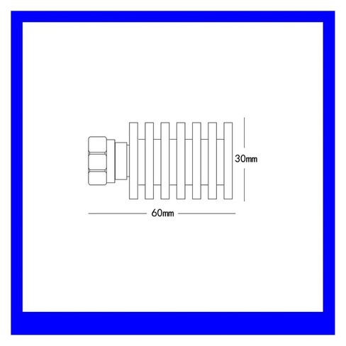 Coaxial Terminal Load 5W 7/16 DIN Male 50 ohms DC-3/4/6GHz(6GHZ) in Kuwait