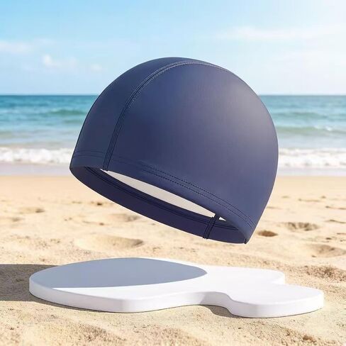 Men's and Women's Swimming Caps, Breathable Pu Coated Swimming Caps, Suitable for Swimming Pools and Beaches in Kuwait
