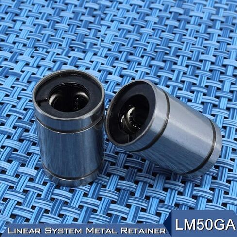 تحمل الخطي 1 قطعة LM50GA 50 مللي متر LM50 GA الكرات 50x80x100 مللي متر CNC المعادن الصلب التجنيب جلبة LM50UU رمح in Kuwait