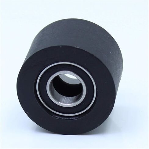 Power Transmission Products PU 6800 Bearing 10x35x30mm Shaft 10mm Pulley Roller with Two Bearings Low Noise Polyurethane for Drawing Machine Ball(2Pcs) in Kuwait