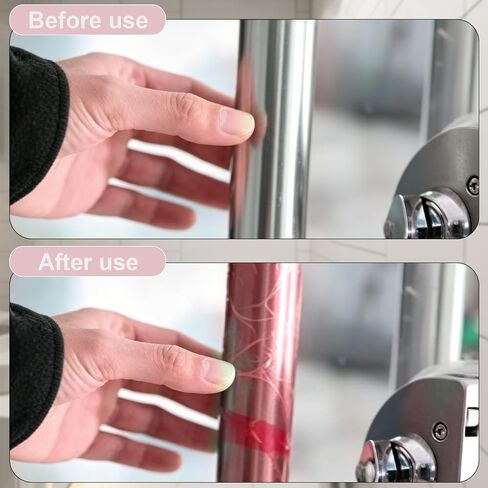 Two-Roll Pack Travel Disposable Isolation Film – Travel Dirt Prevention Barrier Tape for Toilet Seats, Door Knob, Faucet Handle & Light Switch – Blue and Pink Protective Film Roll in Kuwait