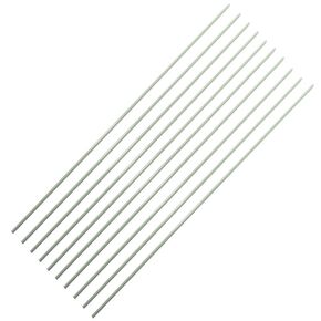 10 pcs Round Fiberglass Solid Rod Blank Dia 5mmX420mm Length