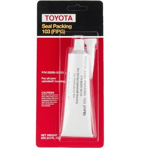 Toyota Genuine Fluid 00295-00103 Formed-in-Place Oil Pan Gasket - 3 oz. Tube