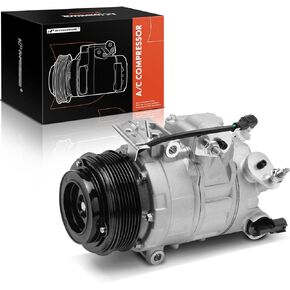 A-Premium A/C Compressor with Clutch Compatible with Ford Edge 2015-2018, GT 2017-2020 & Lincoln MKZ 2017-2020, MKX 2016-2018, Continental 2017-2020, 2.7L 3.0L 3.5L 3.7L
