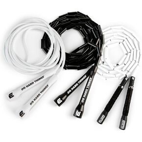 Elite SRS, Jump Ropes for Fitness, Progression Bundle - 3 Curated Jump Ropes For Starting Your Jump Rope Fitness Journey - With or Without Jump Rope Mat