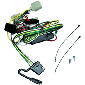 Tekonsha T-One® T-Connector Harness, 4-Way Flat, Compatible with Select Toyota Pickup, Tacoma, Black