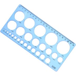 Circle Stencil Plastic Circle Template Multi-Function Circle Template for Drawing Circle Stencils Circle Templates Drafting Tools Blue