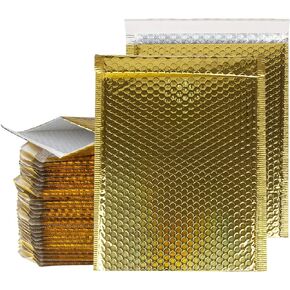 9.5x14.5 Bubble Mailer 30 Packs Gold Mailing Envelopes Padded Self Seal Poly Bubble Mailers #4 Bubble Envelopes Mailer Bag, Waterproof Shipping Envelopes By STARVAST in Kuwait