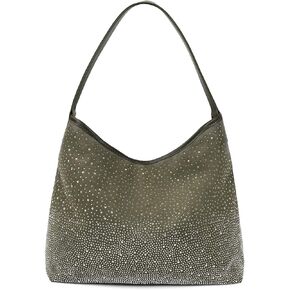 Tote Bags for Women Shiny Rhinestone Evening Hobo Bags Y2K Stylish Shoulder Handbag Satchel Purse with Zip