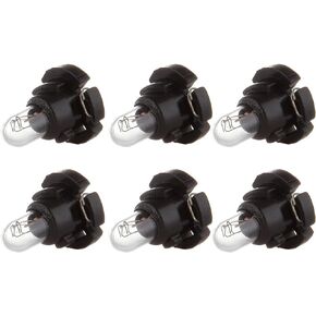 cciyu 6 Pack Warm White T4/T4.2 Neo Wedge Halogen A/C Bulb Replacement fit for A/C Light (black)